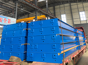 出口南美洲圭亞那100噸2臺(tái)分體地磅